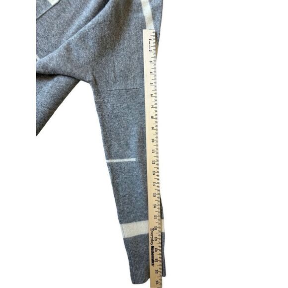 Repeat Cashmere Crewneck Sweater size S Gray Geometric - Picture 4 of 7